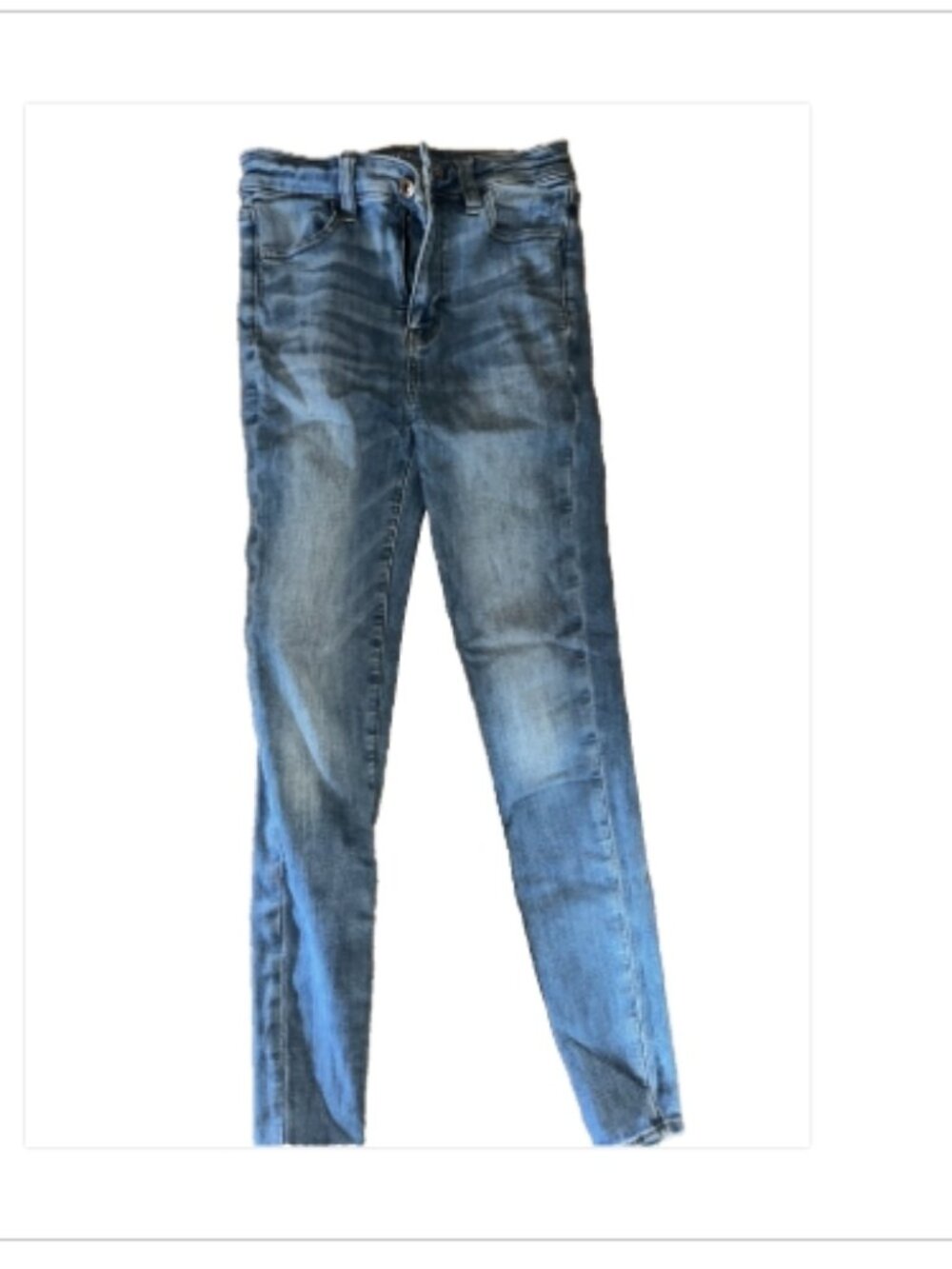 American Eagle Ne(X)t Level Stretch Skinny Jeans | Size 0 Regular | Light Wash